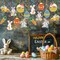Easter Party Decorations - 30 Pcs Easter Hanging Swirl No DIY Easter Egg Bunny Carrot Baskets Ceiling Decorations for Home Office Classroom Easter Party Supplies